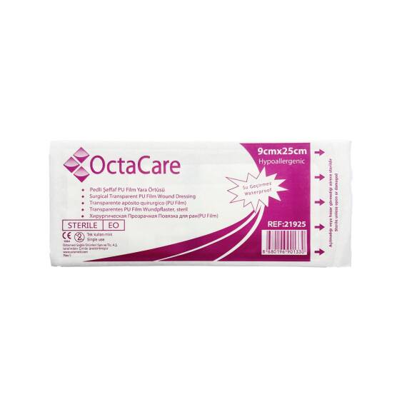 Octacare Şəffaf-su keçirməyən plastr 9 sm x 25 sm - 1