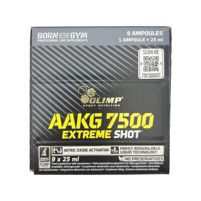 OLIMP 1063 AAKG 7500 EXTREME SHOT CHERRY FLAVOUR 9X25ML - 