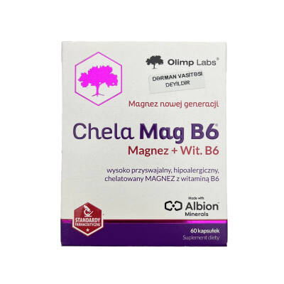 OLIMP CHELA MAG B6 MAGNEZ+WIT.B6 N60 CAP - 