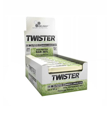 Olimp Sport Nutrition Twister Protein 30 % fıstıqlı baton 60 qr - 