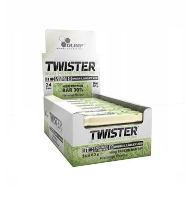 Olimp Sport Nutrition Twister Protein 30 % fıstıqlı baton 60 qr - 