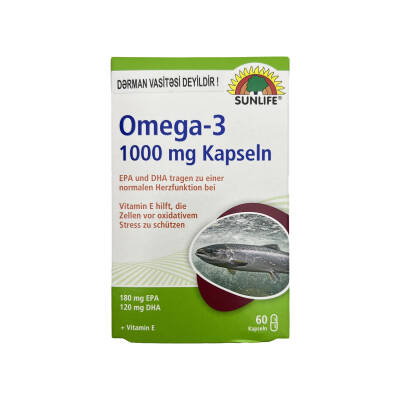 OMEGA-3 SUNLIFE 1000 MG 60KAP - 