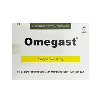 OMEGAST 20MG N14 CAP - 