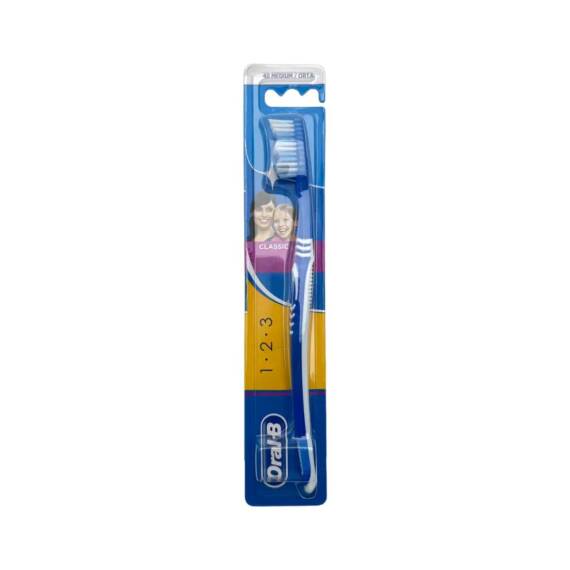 ORAL-B CLASSIC 1.2.3 DIS FIRCASI MEDIUM 6010 - 1