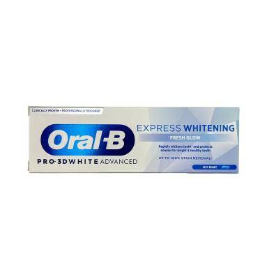 ORAL-B PRO 3DW ADV EXPRESS WHITENING FRESH GLOW 75ML 2636 - 1
