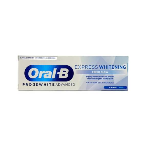ORAL-B PRO 3DW ADV EXPRESS WHITENING FRESH GLOW 75ML 2636 - 1