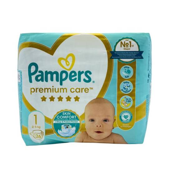 PAMPERS PREMIUM CARE N1 26 EDED 2-5KG - 1