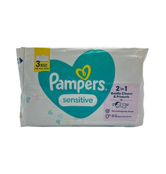 PAMPERS WIPES SENSITIVE*156 (12) 2256 - 1