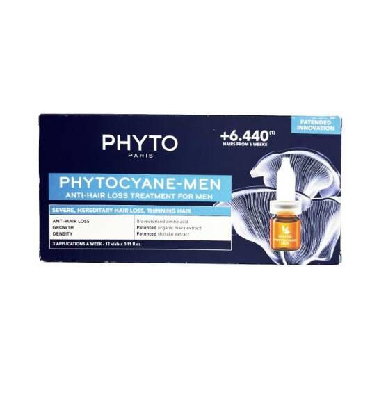 Phyto Phytocyane Men Reactive Hairloss 5 ml 12 ədədli ampul - 1