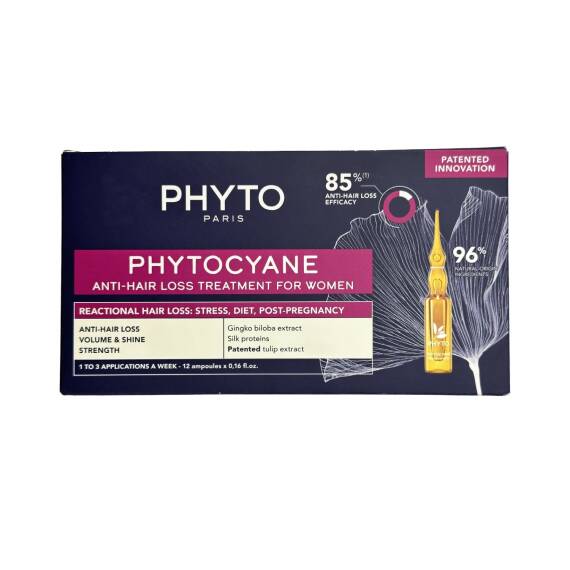 Phyto Phytocyane Women Reactive Hairloss 5 ml 12 ədədli ampul - 1