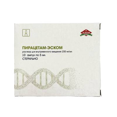 PIRASETAM-ESKOM 20% 5ML N10 AMP - 