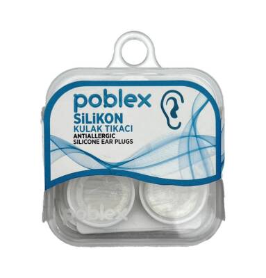 Pobleks silikon qulaq tıxacı 2-li - POBLEX
