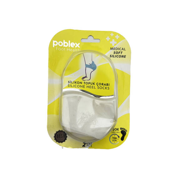 POBLEX SILIKON TOPUK CORABI 2ADET - 1