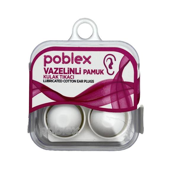 Poblex Vazelinli pambıq, qulaq tıxacı 2-li - 1