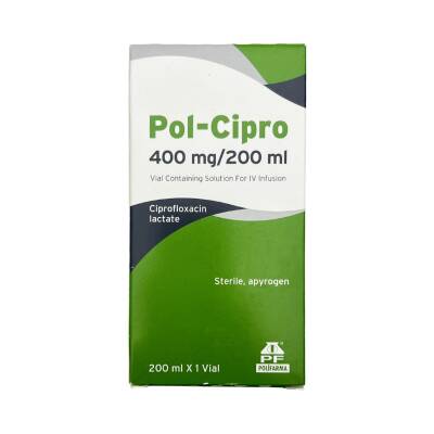 POL-CIPRO 400MG 200ML SISTEM - 