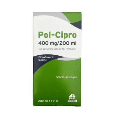 POL-CIPRO 400MG 200ML SISTEM - 