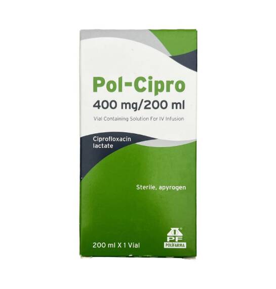POL-CIPRO 400MG 200ML SISTEM - 1