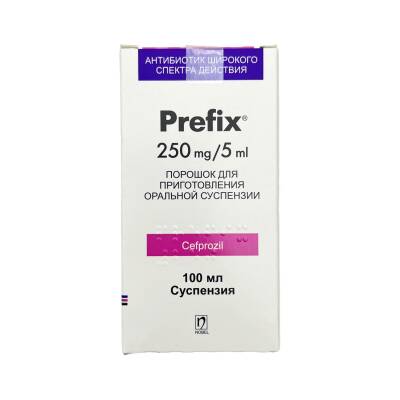 PREFIX 250MG 5ML 100ML SUSP - 