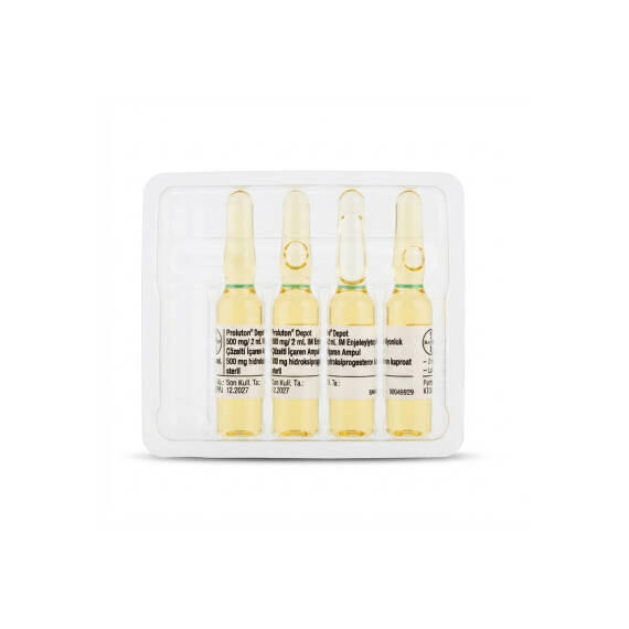 PROLUTON DEPOT 500MG 2ML N1 AMP - 1