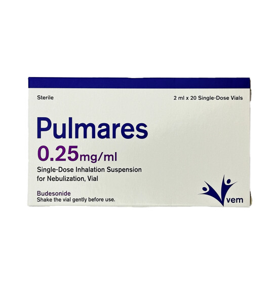 Pulmares 0,25 mq 2 ml N20 flakon - 