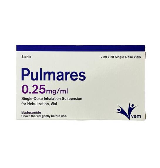 Pulmares 0,25 mq 2 ml N20 flakon - 1