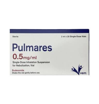 Pulmares 0,5 mq 2 ml N20 flakon - 