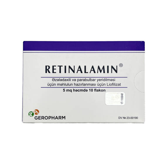 RETINALAMIN 1MG 5ML N10 FLK - 1