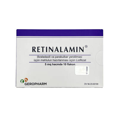 RETINALAMIN 1MG 5ML N10 FLK - 