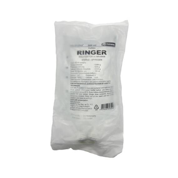 Ringer 500 ml sistem (polifarma) - 1