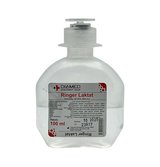 RINGER LAKTAT SISTEM 100ML DIAMED - 