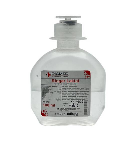 RINGER LAKTAT SISTEM 100ML DIAMED - 1