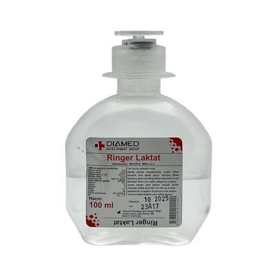 RINGER LAKTAT SISTEM 100ML DIAMED - 