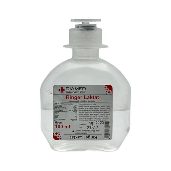 RINGER LAKTAT SISTEM 100ML DIAMED - 1