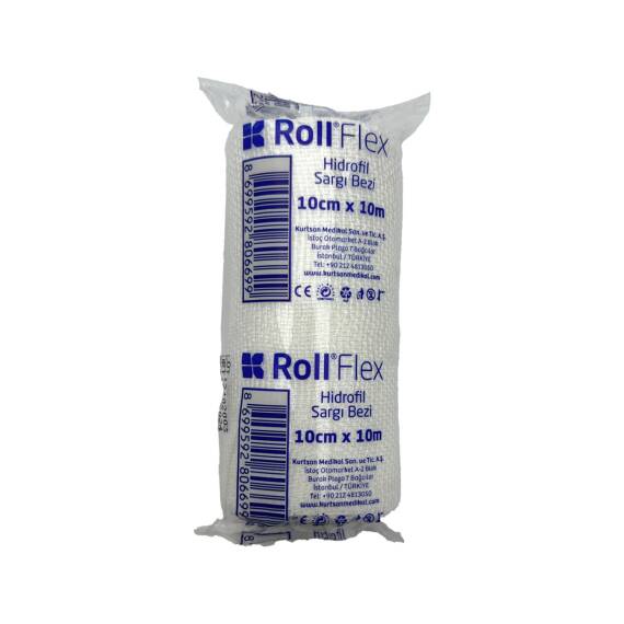 Roll Flex Hidrofil Sarğı Bezi-Steril Bint 10sm-10m - 1