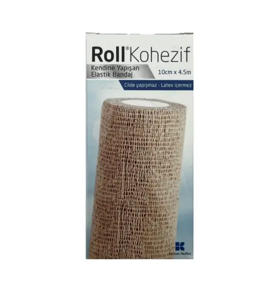 Roll Kohezif yapışqanlı elastik sarğı 10sm-4,5m - 1