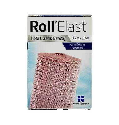 Rollelast dəri rəngi (6sm-3,5m) elastik bint - ROLL