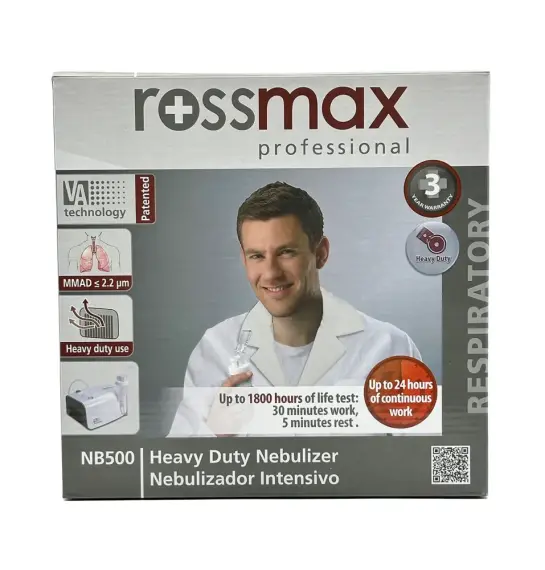 Rossmax NB500 Nebulayzer kompressor professional - 1