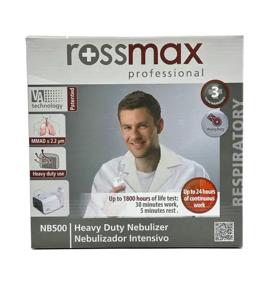 Rossmax NB500 Nebulayzer kompressor professional - 1