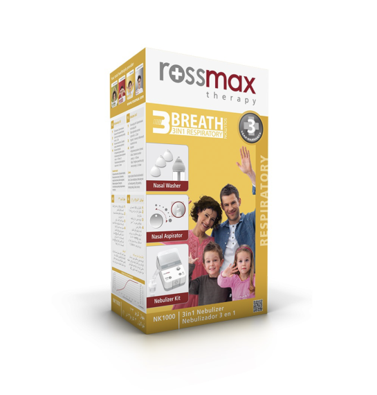 Rossmax NK1000 Nebulayzer 3X1 tənəffüs həlli - 1
