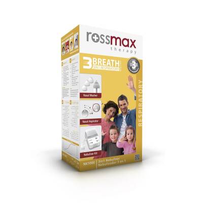Rossmax Nk1000 Nebulayzer 3X1 Tənəffüs Həlli - ROSSMAX