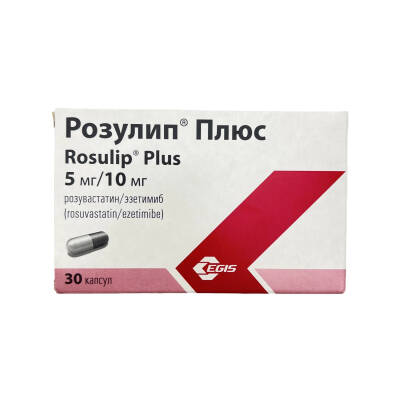 ROZULIP PLUS 5/10 MG N30 - 