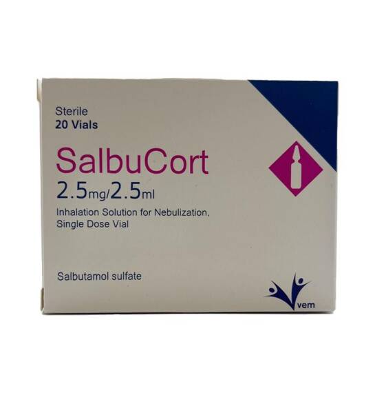 Salbukort 2,5 mq 2,5 ml N20 flakon - 1