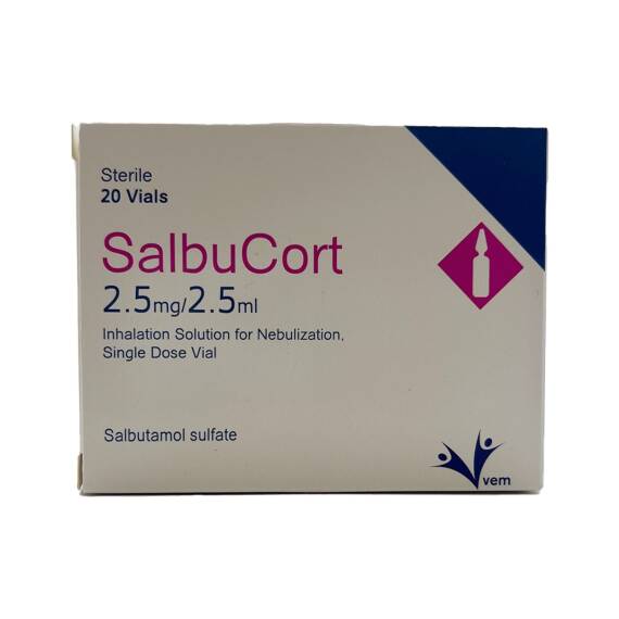 Salbukort 2,5 mq 2,5 ml N20 flakon - 1