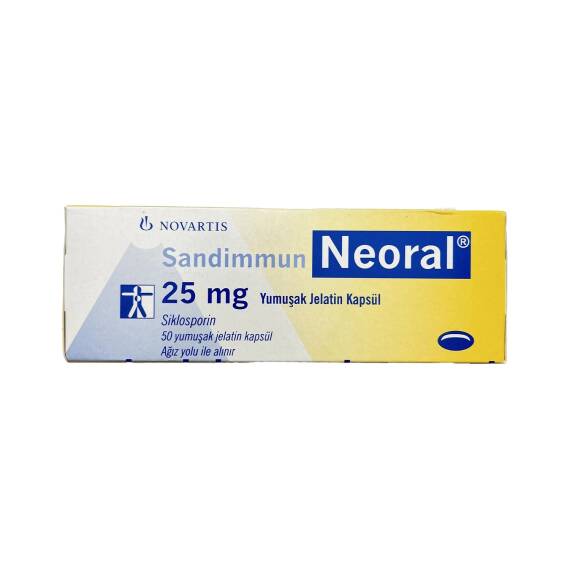 SANDIMMUN-NEORAL 25MG N50 CAP - 1