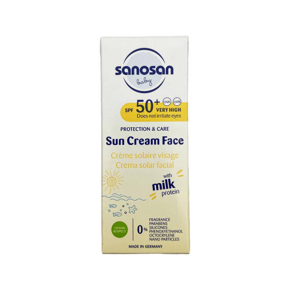 SANOSAN BABY 2438 PROTECTION CARE SUN CREAM FACE 30ML - 1