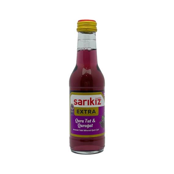 Sarıkız Qara tut və Qarağat qazlı su 200 ml - 1