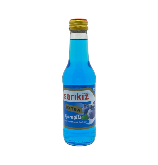 Sarıkız Qaragilə qazlı su 200 ml - SARIKIZ 