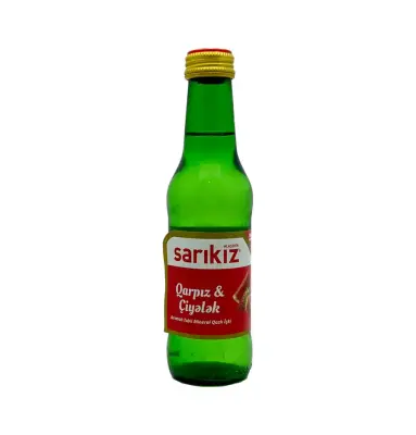 Sarıkız Qarpız çiyələk qazlı su 200 ml - 1