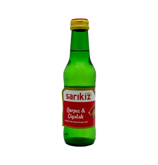 Sarıkız Qarpız çiyələk qazlı su 200 ml - 1