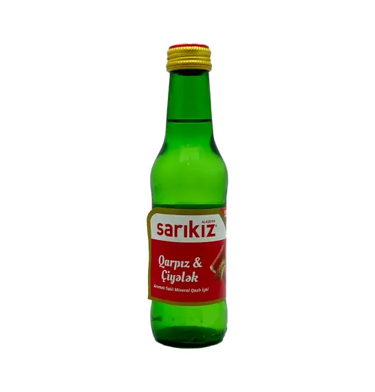 Sarıkız Qarpız çiyələk qazlı su 200 ml - 1